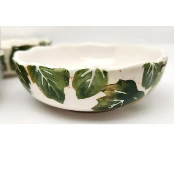 ND Hand Painted Bowls, Grape and Vine Design, Set of 4, 1960s - 1970s - Picture 5 of 9